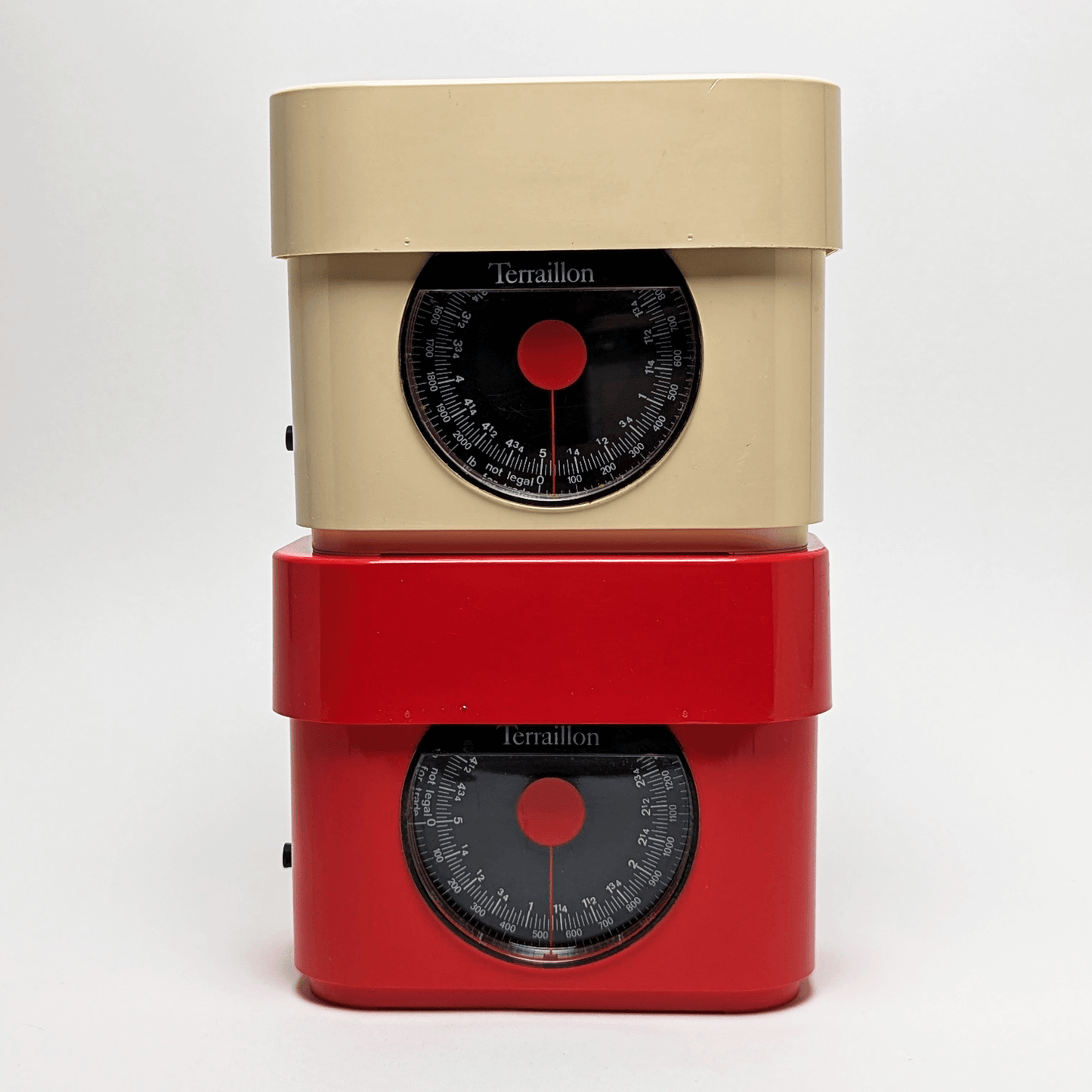 Vintage Red Terraillon Kitchen Scale France 1970s | Kitchen Tools & Utensils | Artisan Accessories