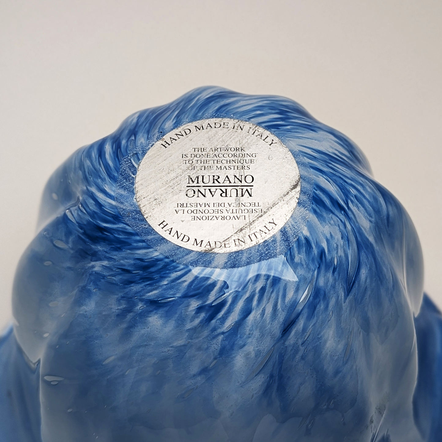 9 X 7 Blue "Murano-style" Bowl