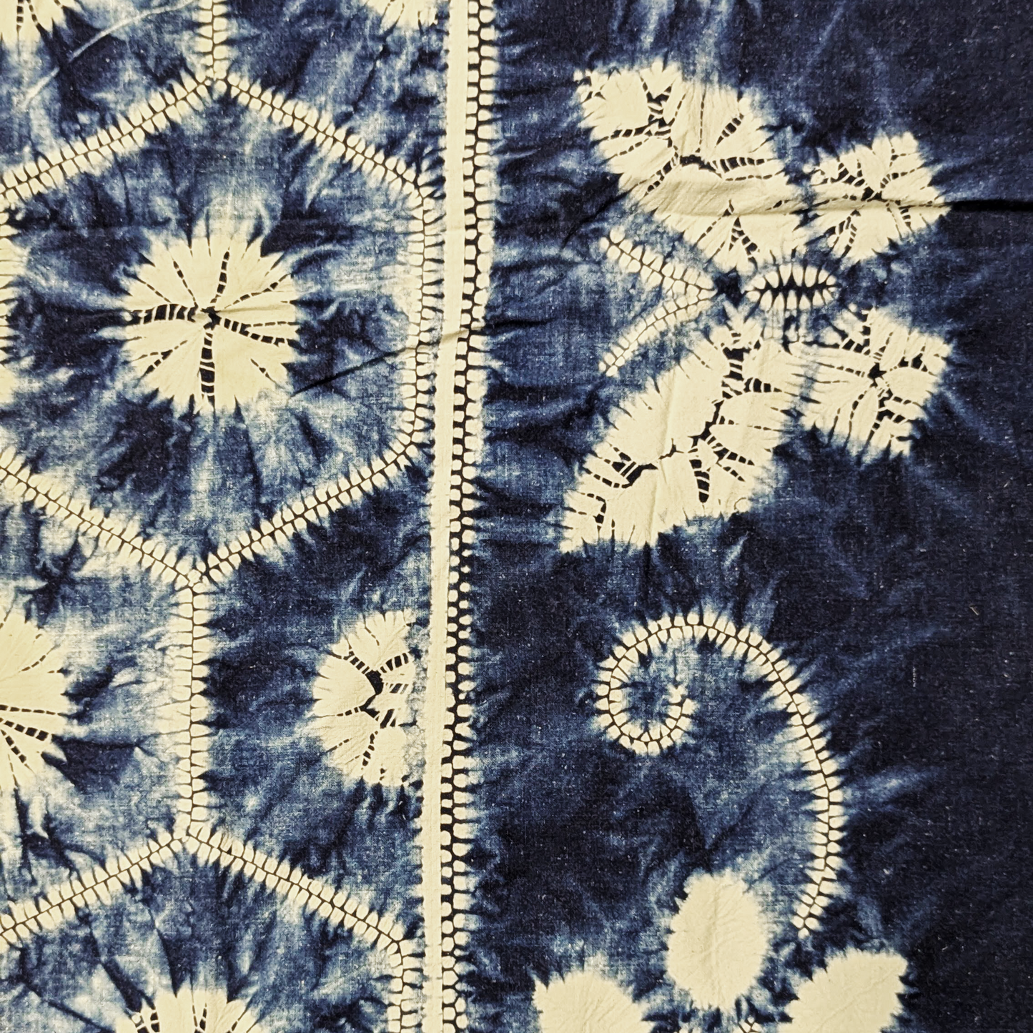 Hand-Dyed Shibori Tapestry