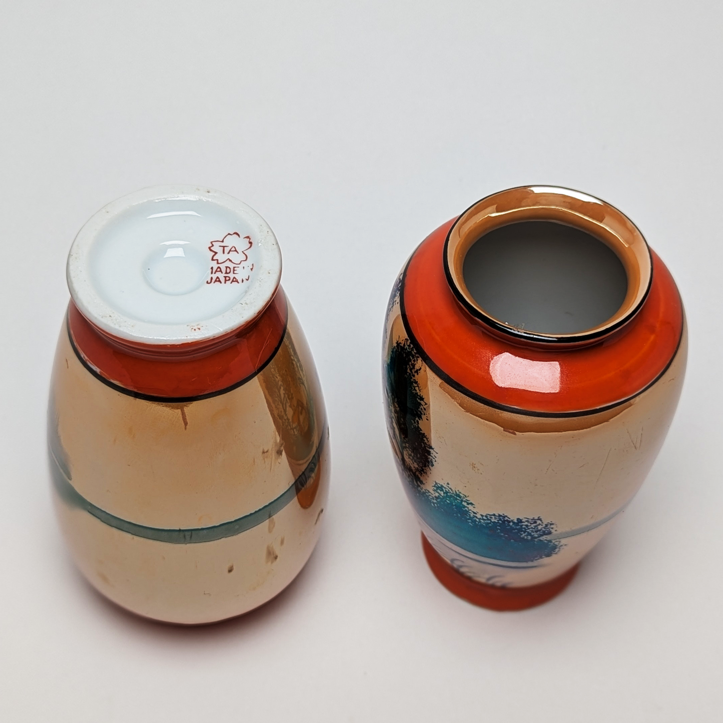 Handcrafted Vase - 5" Small Lustreware Vases- Pair by Beyond The Village