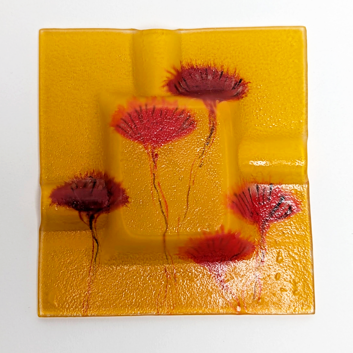 Vintage Mid-Century Yellow Ashtray | Ashtrays | Artisan Ashtray