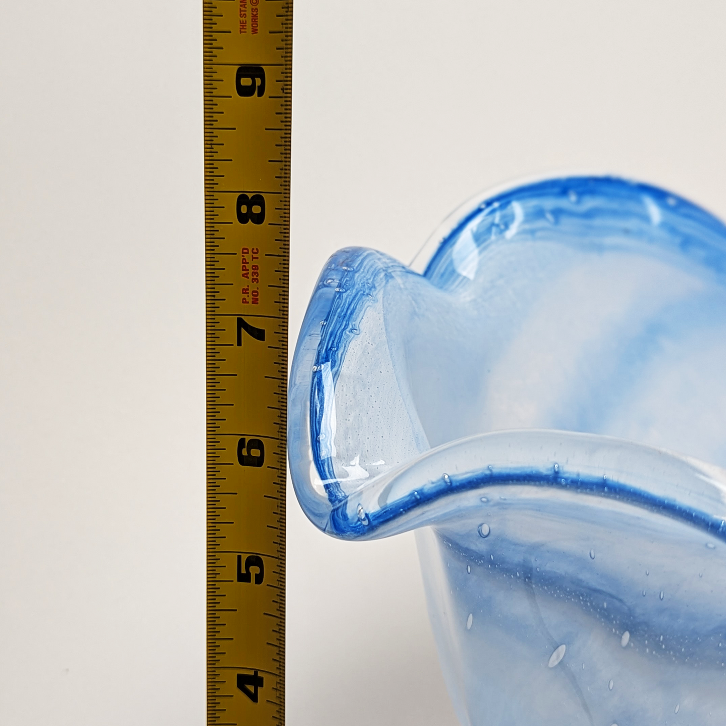 9 X 7 Blue "Murano-style" Bowl