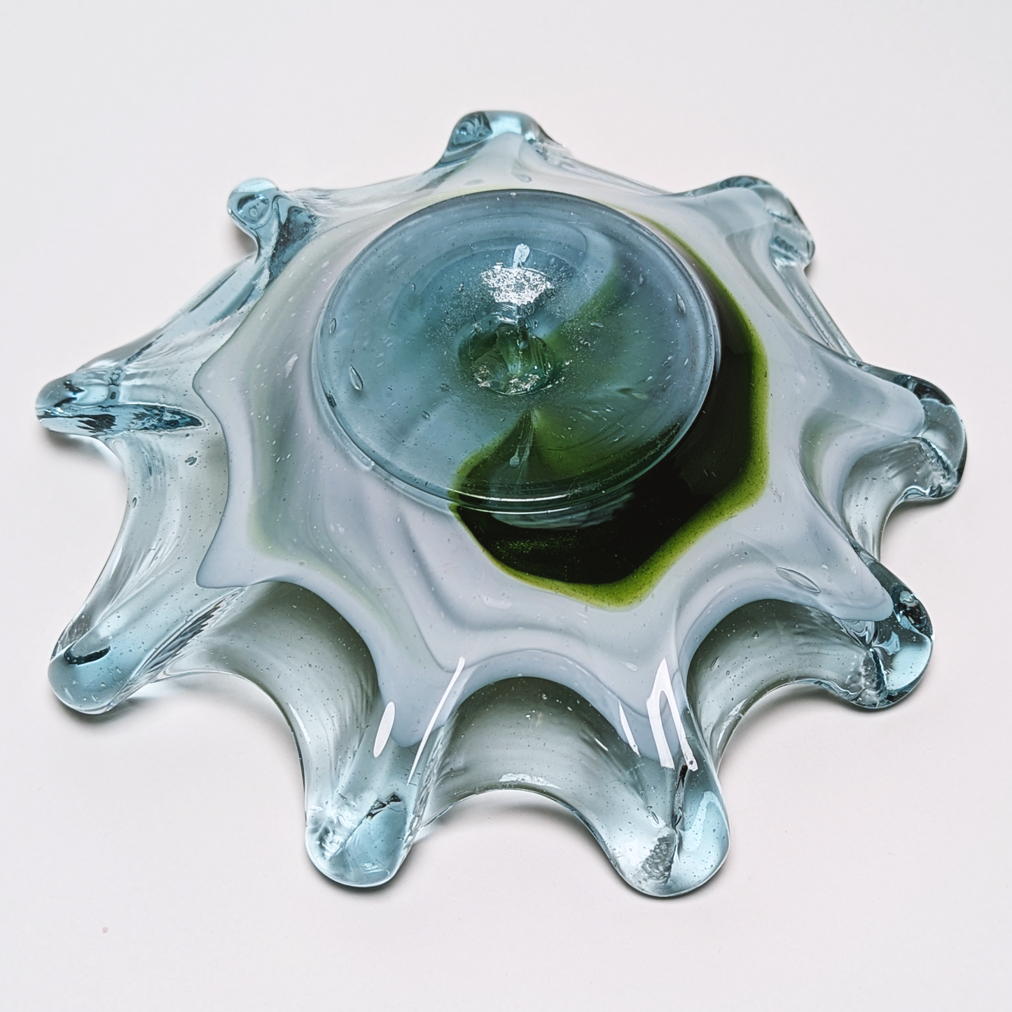 Simple 9" Art Glass Catchall