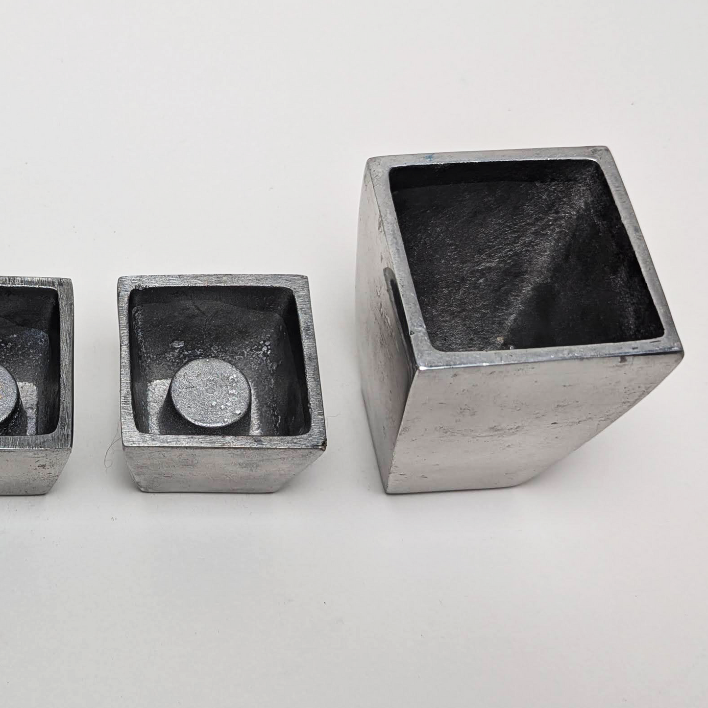 Stacking Cast Metal Candlesticks | Candle Holders | Artisan Candlesticks