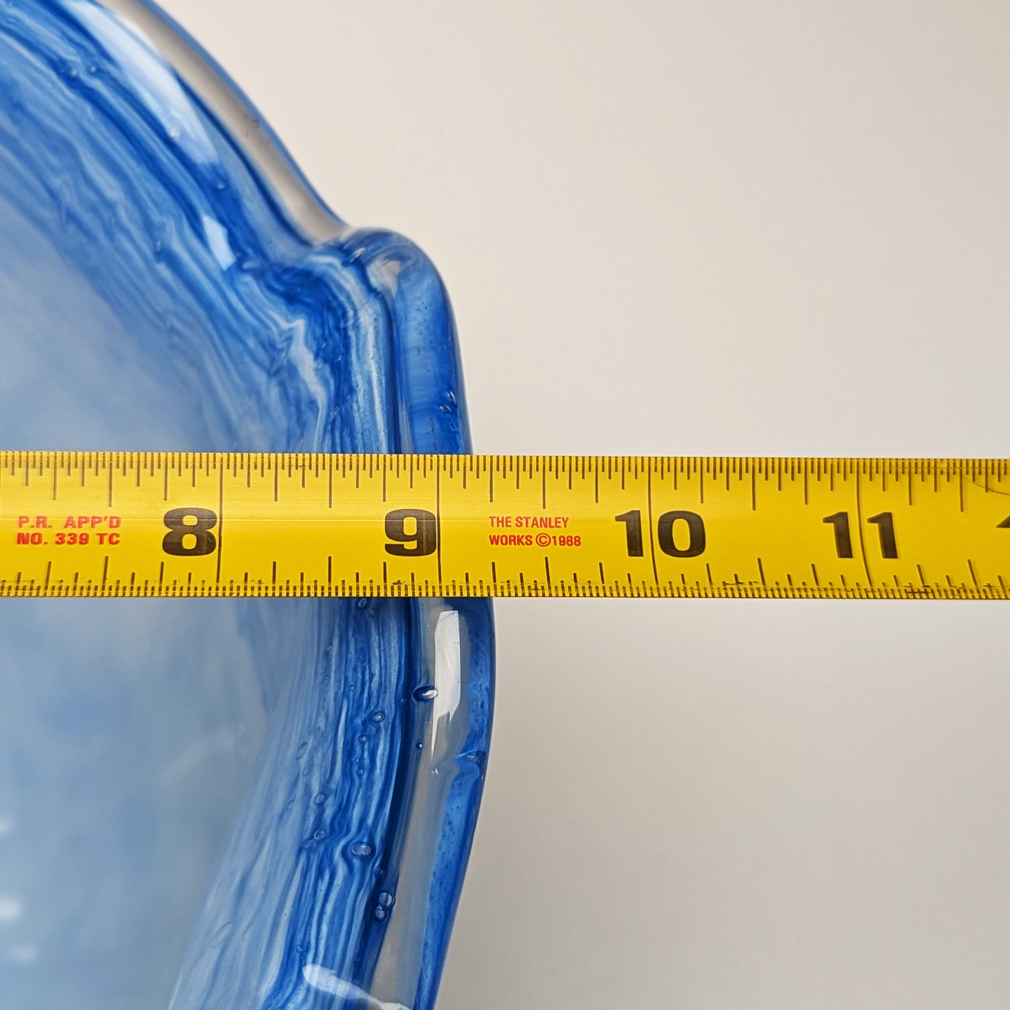 9 X 7 Blue "Murano-style" Bowl