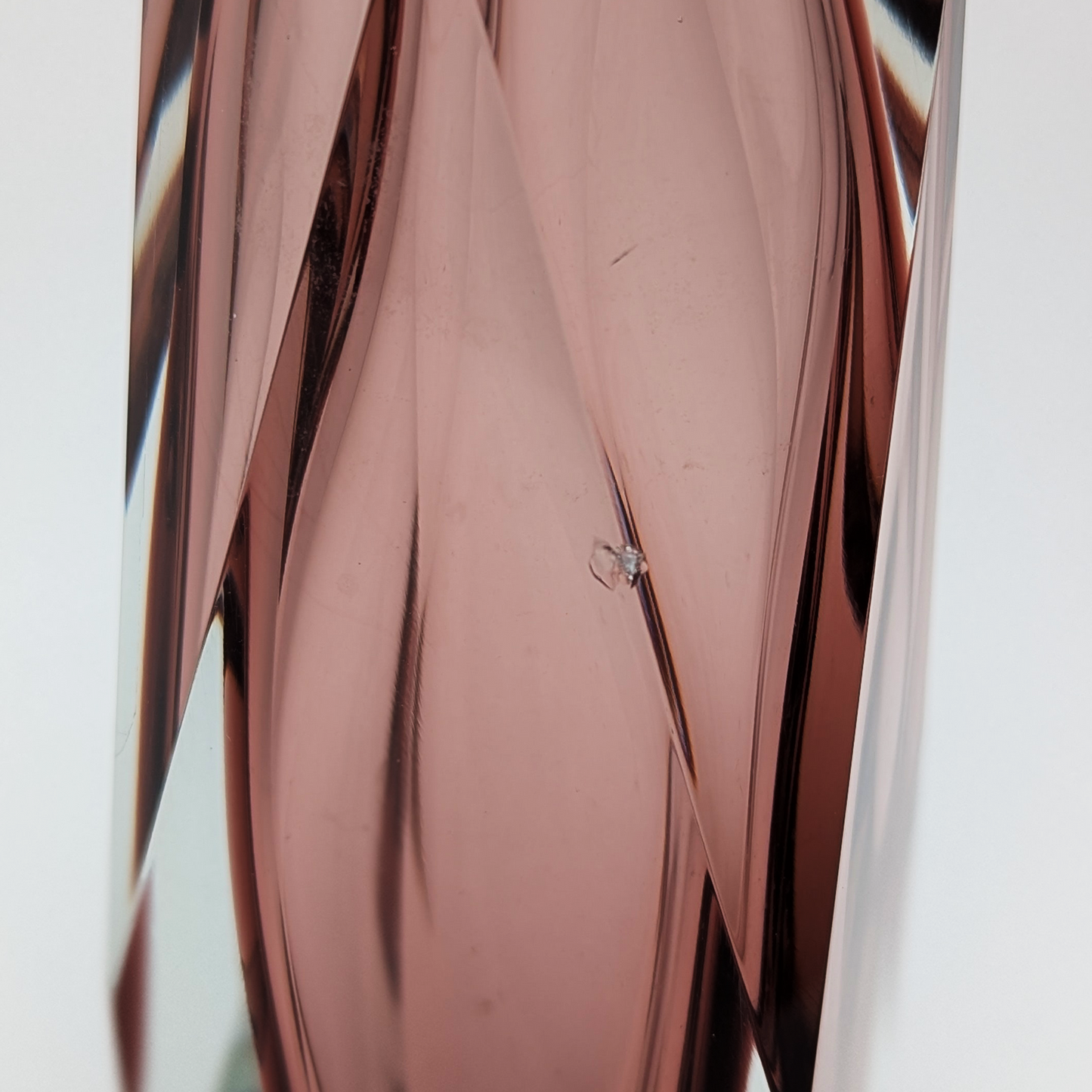 10" Cranberry Sommerso Vase