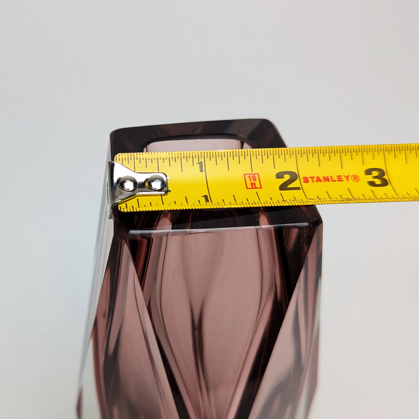 10" Cranberry Sommerso Vase