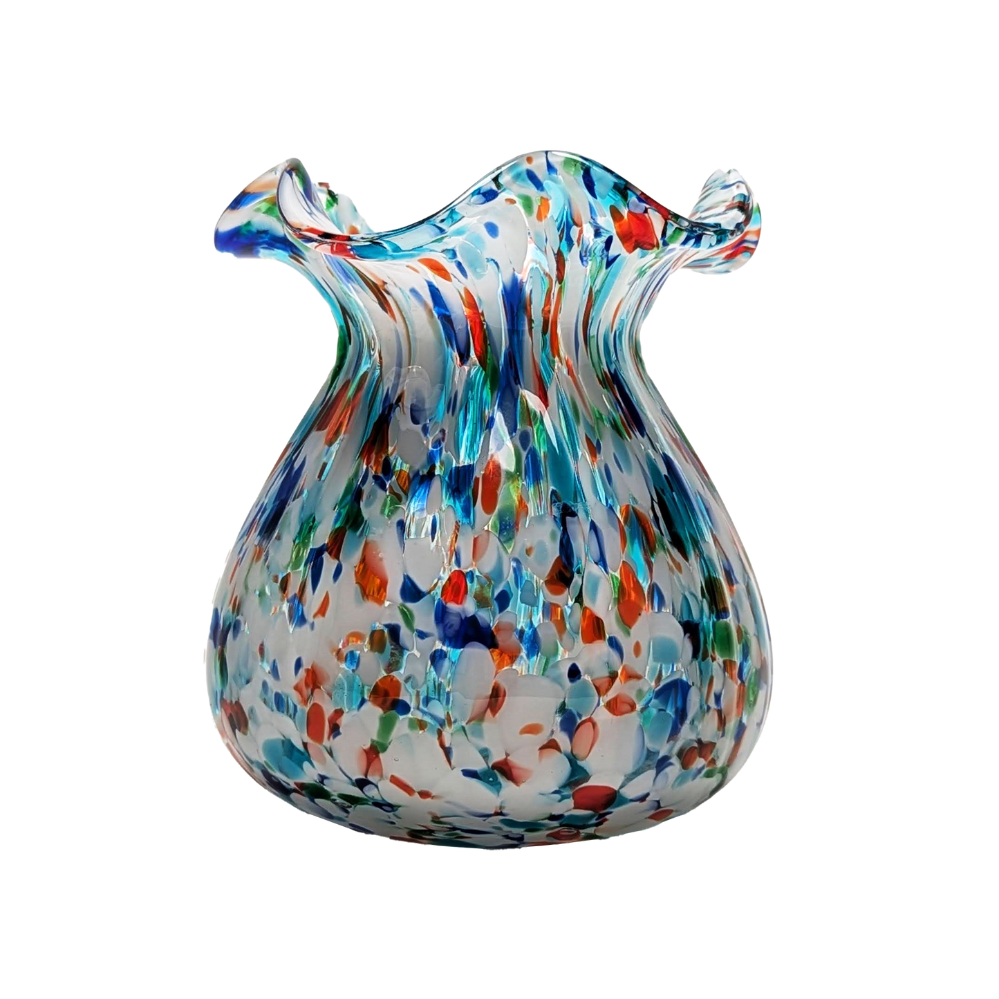 6.5" Fratelli Toso Murano Swirl Vase