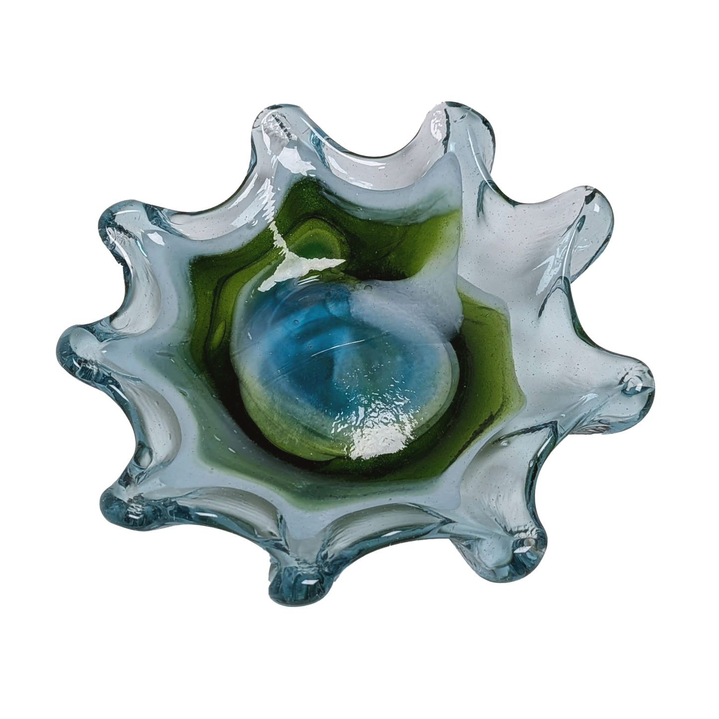 Simple 9" Art Glass Catchall