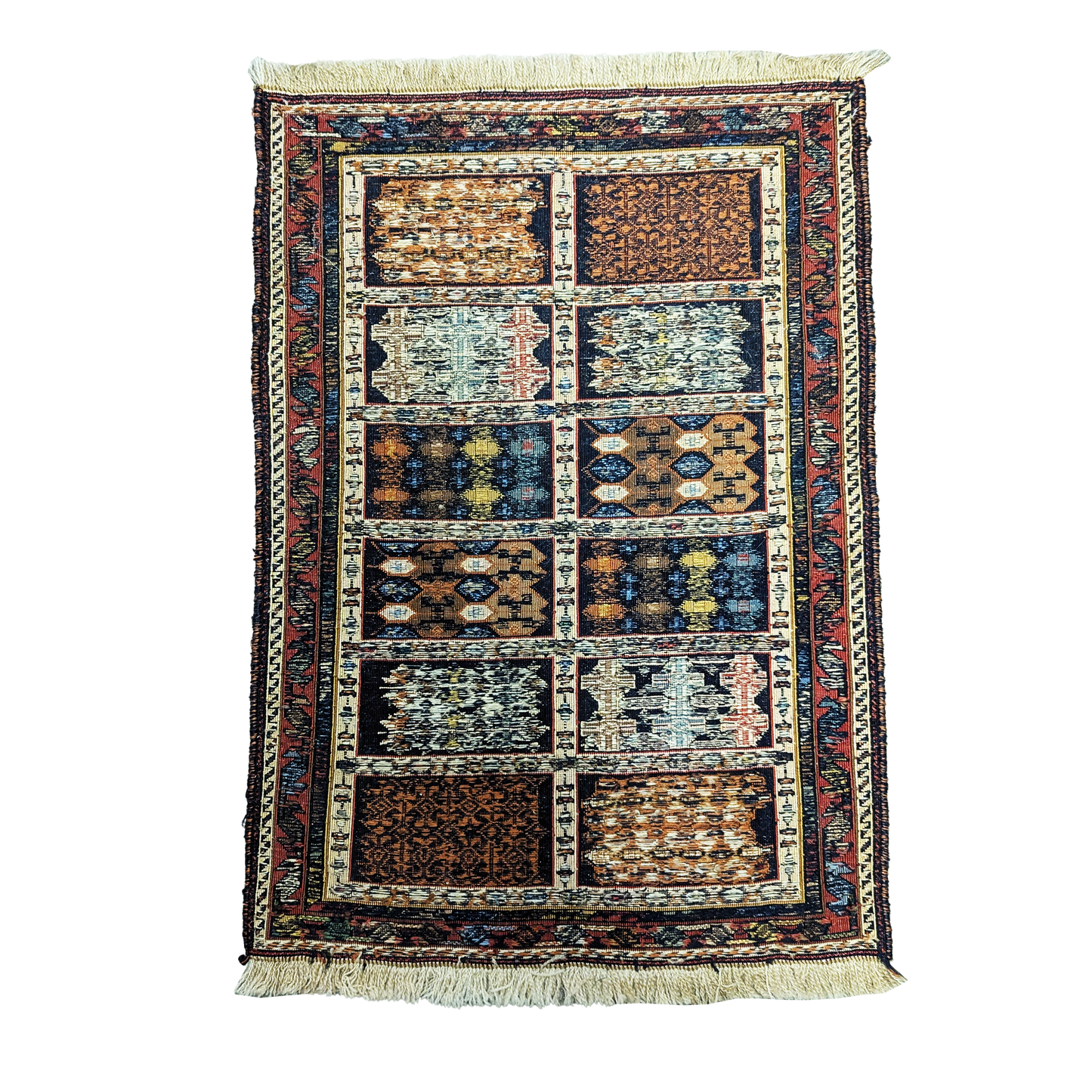 Handcrafted Rug - Afshar Sumak Accent Rug - 2' x 3' by Beyond The Village