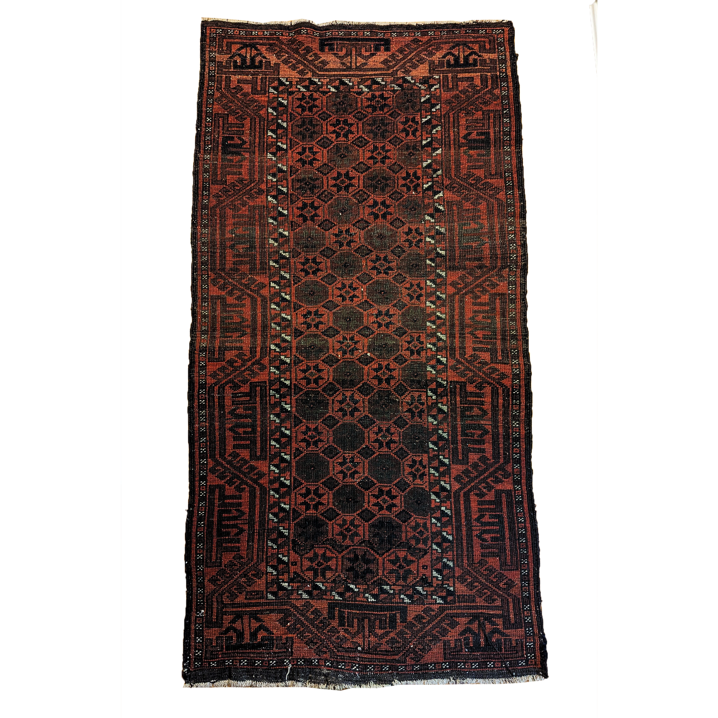 Persian Baluch Accent Rug - 32" X 64"