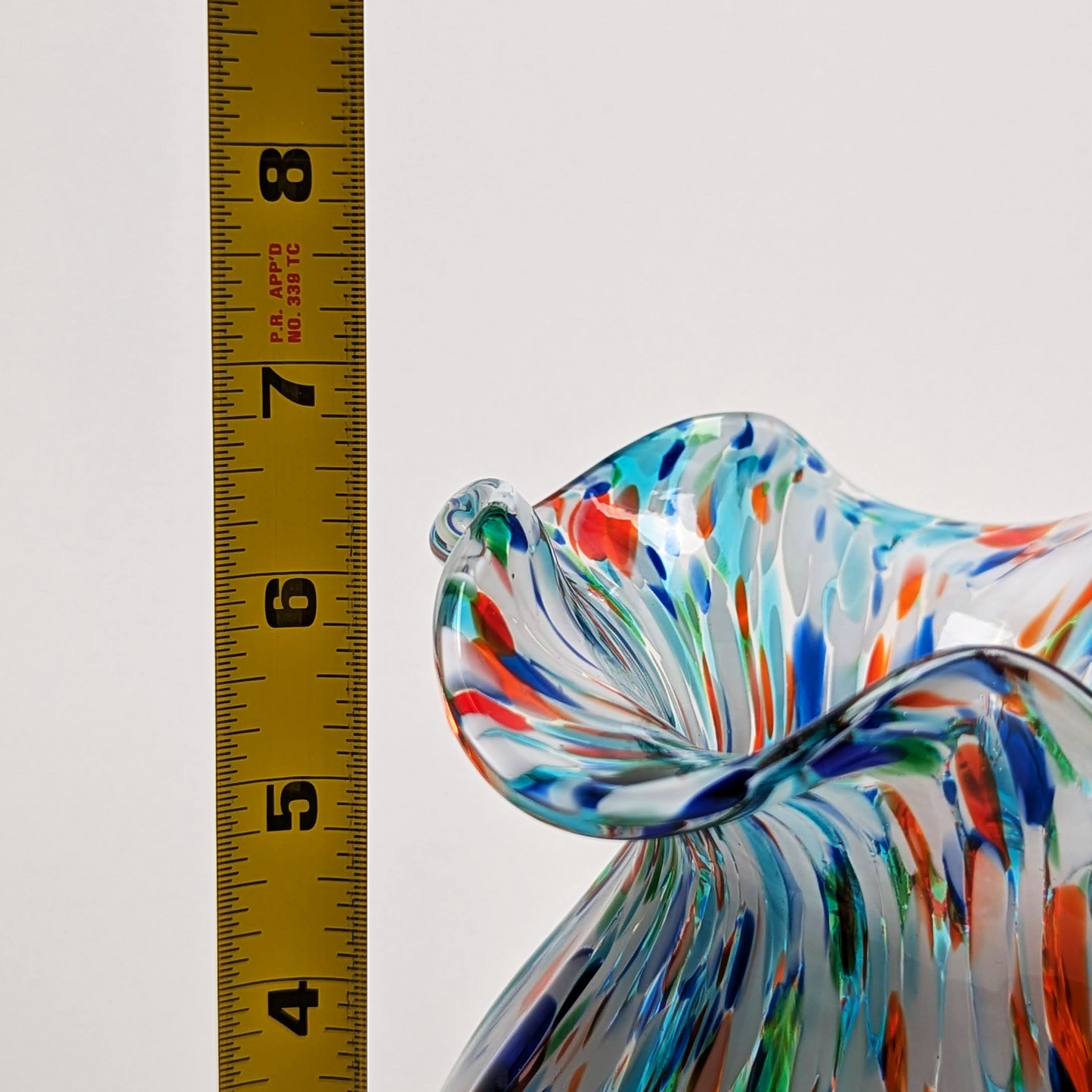 6.5" Fratelli Toso Murano Swirl Vase