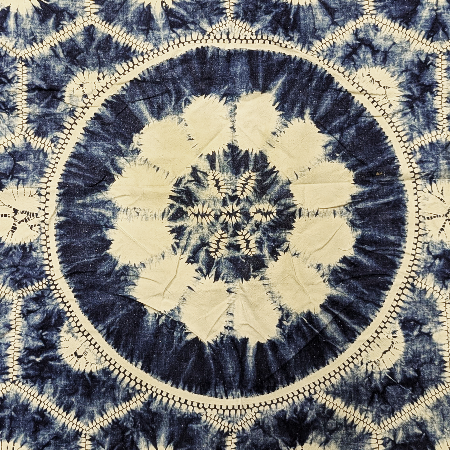 Hand-Dyed Shibori Tapestry