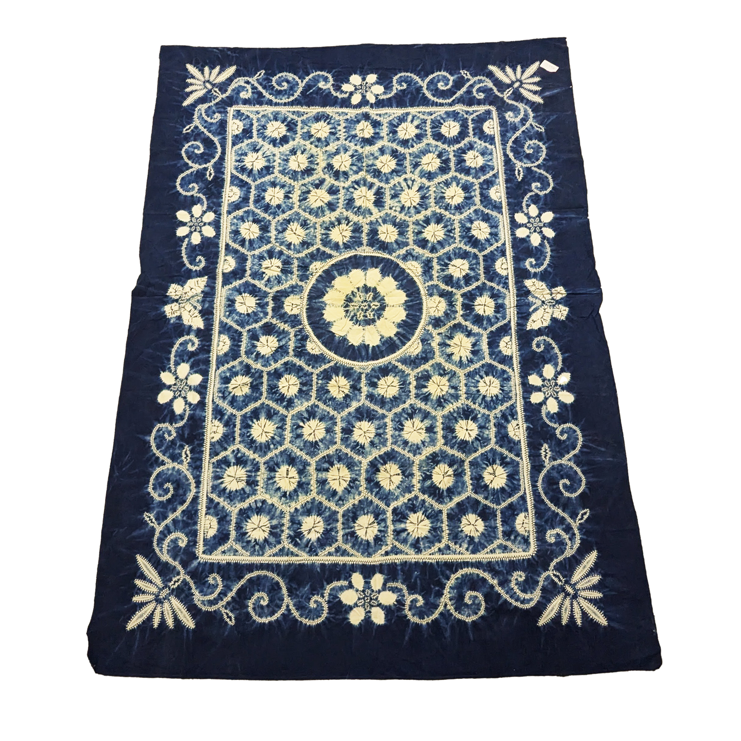 Hand-Dyed Shibori Tapestry