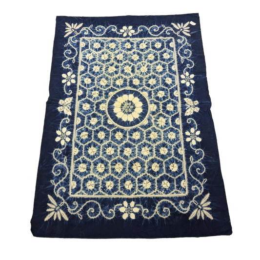 Hand-Dyed Shibori Tapestry